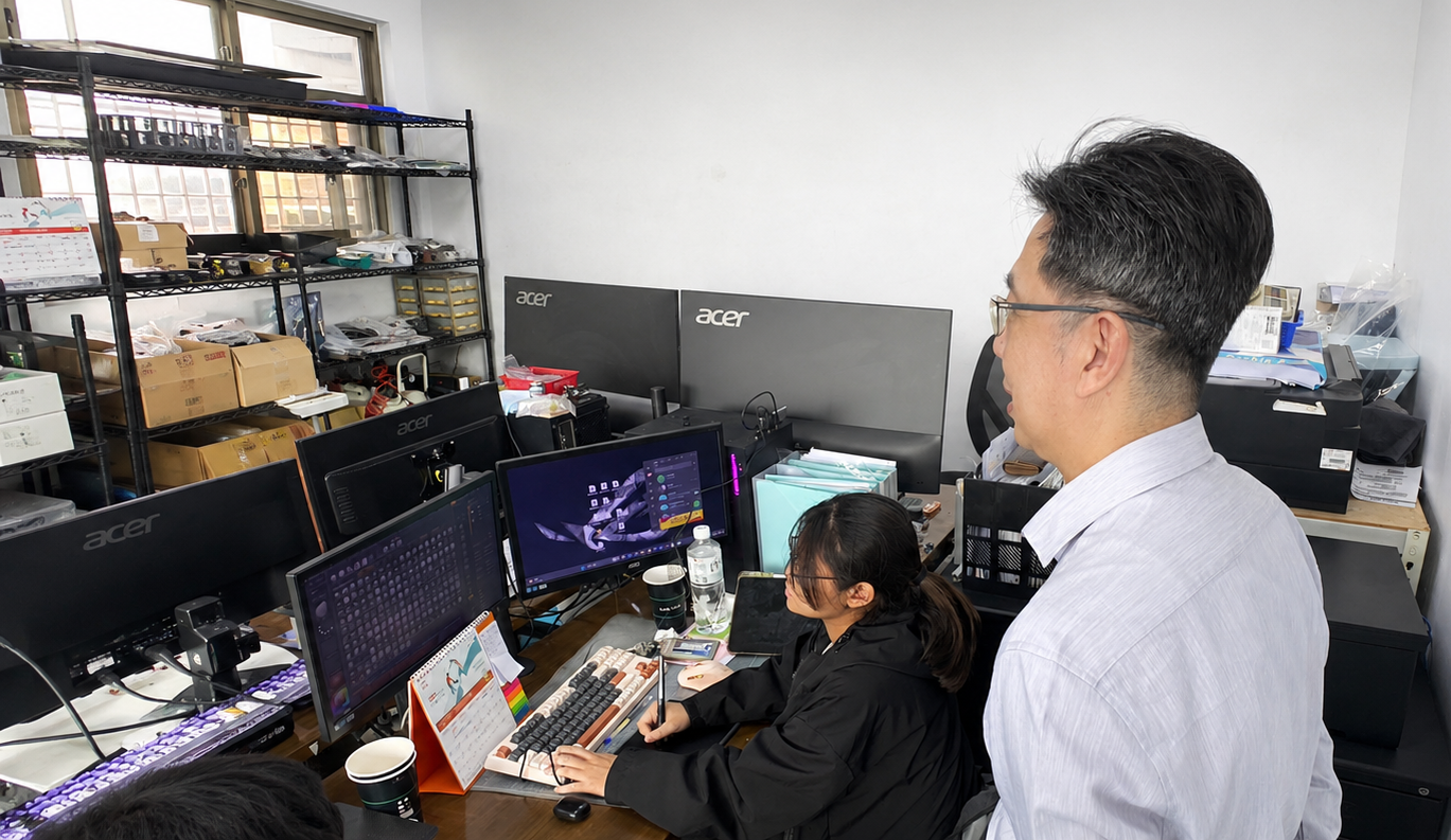 老師到學生的實習公司訪視